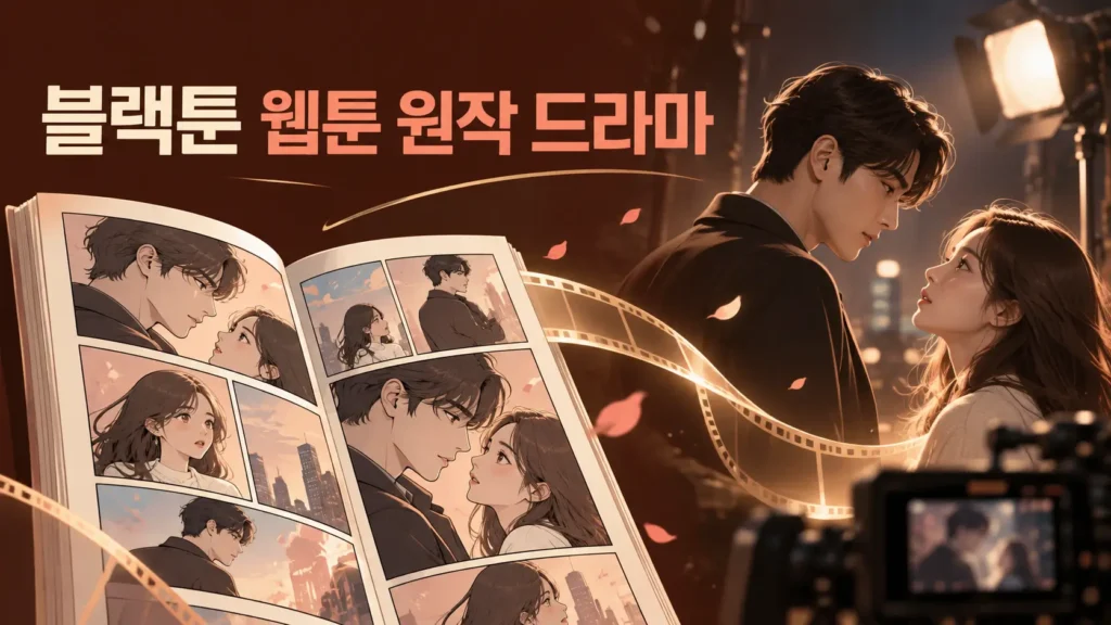 블랙툰 웹툰 원작 드라마 원작과 각색 포인트